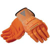 Rostaing Guanti Da Lavoro Grip Impermeabili – Modello GRIPRO/IT11 – Arancio/Nero – Taglia 11 – Ottima Presa