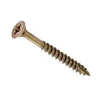 Viti da legno Pozi in acciaio, testa fresata, filettatura parziale