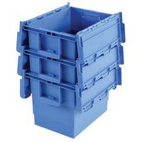 NCRGB 7 Pezzi Scatole Portaoggetti 20x14x7cm, Cestini Plastica Con Maniglie per Cucina, Bagno, Ufficio