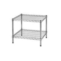 Scaffale due ripiani cm 60 x 60 x h.50