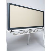 Schermo di separazione 495x1400 - Profilo grigio - Insona