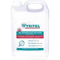 Lotto da 4 taniche di gel disinfettante Wyritol 5L