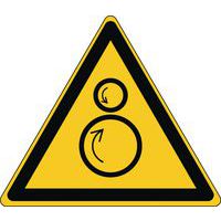 Cartello pericolo triangolare - Rulli controrotanti - Rigido