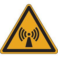 Cartello di pericolo - Radiazioni non ionizzanti - Adesivo