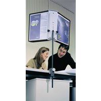 Supporto di presentazione da scrivania Sherpa con morsa