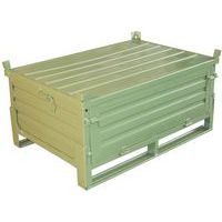 Cassa-pallet pieghevole - Parete piena - Con coperchio