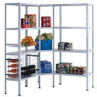 esempio di configurazione: 1 elemento di partenza + 1 elemento angolare + 1 elemento successivo