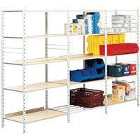 1 elemento di partenza + 2 elementi successivi con ripiani tubolari