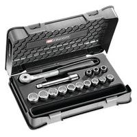 Cassetta di chiavi a bussola metriche a 12 punti da 1/2 - S.151-1P12