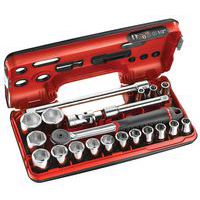 Confezione DBOX  chiavi a bussola metriche esagonali 1/2 - S.161DBOX1