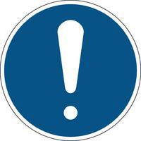 Cartello di obbligo- Segnale generale di obbligo - Rigido