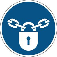 Cartello di obbligo - Aggancio obbligatorio - Rigido