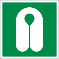 Cartello di emergenza - Giubbotto salvagente - Alluminio