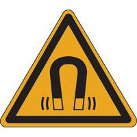 Cartello di pericolo - Campo magnetico - Alluminio