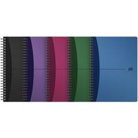 Quaderno Office rilegatura integrale 148x210 180p 90g righe assortimento - Oxford