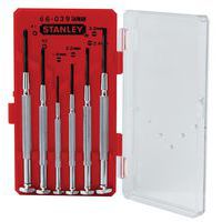 Set di 6 cacciaviti da orologiaio PH e PZ - Stanley