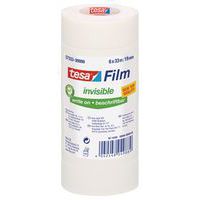 Nastro adesivo TESA Invisible 33 m x 19 mm - Lotto da 6