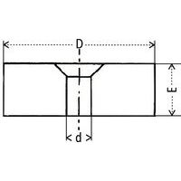 D: Ød: Ø foro fissaggioE: spessore