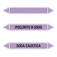 Etichette per tubazioni - Viola 680 x 100 mm