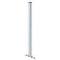 Palo di fissaggio per pattumiera in metallo antincendio