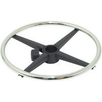 Anello poggiapiedi cromato - Foröl