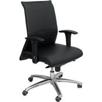 Sedia da ufficio Albacete in pelle con rotelle - Piqueras y crespo