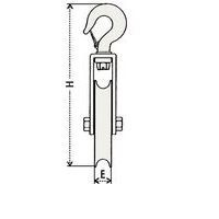 E = spessoreH = altezza