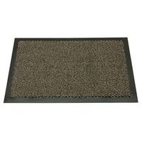 Tappetino D'Ingresso Commerciale In Gomma: Antiscivolo, Tagliabile E Resistente Per Esterno/Interno (Nero, 9x25cm)