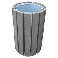 Pattumiera Escapade rotonda senza coperchio - con lucchetto - 70 L