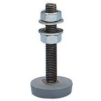 Supporto antivibrazioni ad asta fissa per carichi leggeri - Dimensioni filettatura M8