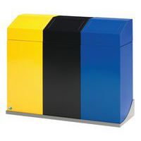 Supporto da parete per contenitori per raccolta differenziata da 45 L