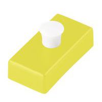 giallo con bottone bianco