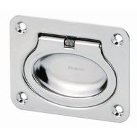 Maniglia inox a ribalta da incastrare
