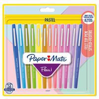 Penna PaperMate Flair A Punta Feltro - Confezione Da 5 Color Blu (Media) - Foto 14