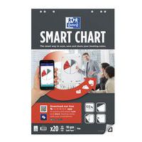 Blocco di carta a fogli uniti Oxford Smart Chart per lavagne e cavalletti