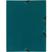 Cartelletta con elastico 3 lembi PP 4/10 opaco eco A4