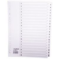 Intercalari con linguette plastificate - 20 linguette AZ, A4