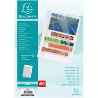 Confezione da 50 buste a L angolari in polipropilene con leggero effetto buccia d'arancia 12/100 A4