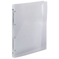 Raccoglitore 4 anelli 15 mm polipropilene crystal - A4