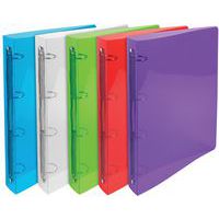 Raccoglitore 4 anelli 30 mm polipropilene crystal - A4 maxi