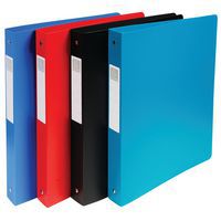 Raccoglitore 2 anelli 30 mm polipropilene etichetta sul retro - A4 maxi