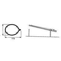 cavo di rinforzoprofilo in alluminio della barra