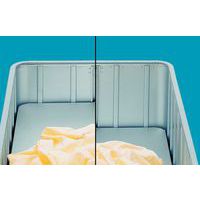 si abbassa e risale progressivamente in base al peso del carico