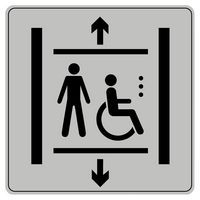 ascensore accessibile ai disabili
