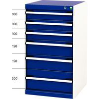 altezza 900 mm - 6 cassetti