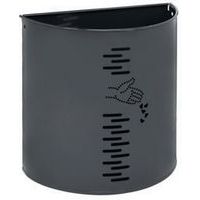 Nimco Pattumiere - Cestino per rifiuti 5 L, acciaio inox KOS 8005-18