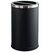 Gettacarte per la raccolta differenziata con coperchio inox satinato