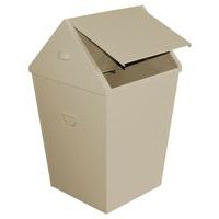 Pattumiera in metallo a leva 62 e 128 L