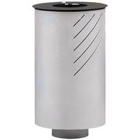 Pattumiera per esterni tonda Mielek - 50 L