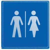 Pittogramma in plexiglas quadrato - Uomini / Donne